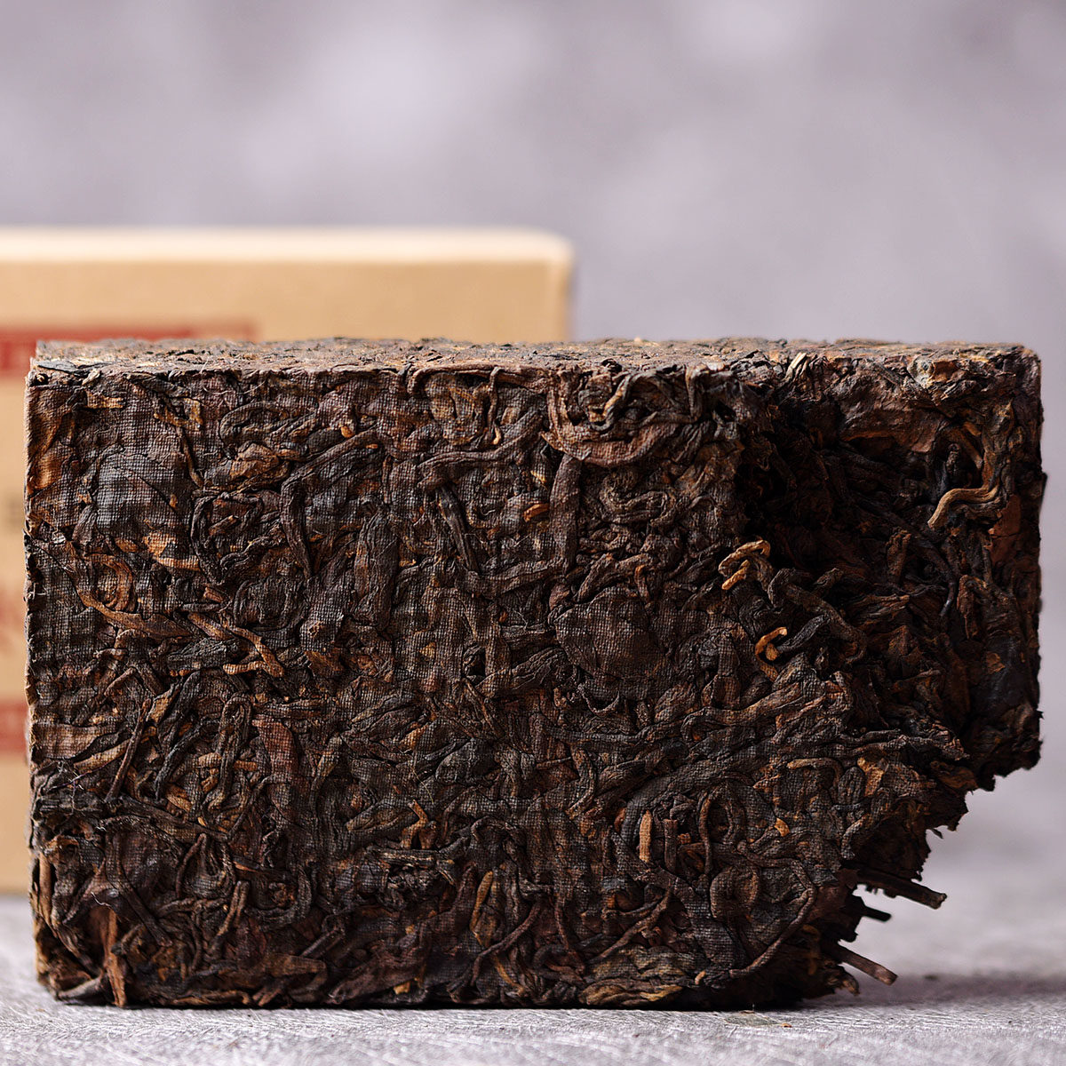 【60片整件】2015年 国艳茶厂枣香砖普洱茶 250g 熟茶 柔顺甘甜