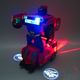 儿童手提新春六一节电动炫酷变形悍马汽车机器人旋转投影灯笼礼品