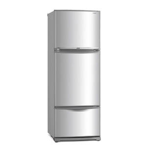 三菱冰箱mr-v45eh-st-h进口冰箱风冷无霜三门变频静音节能385l