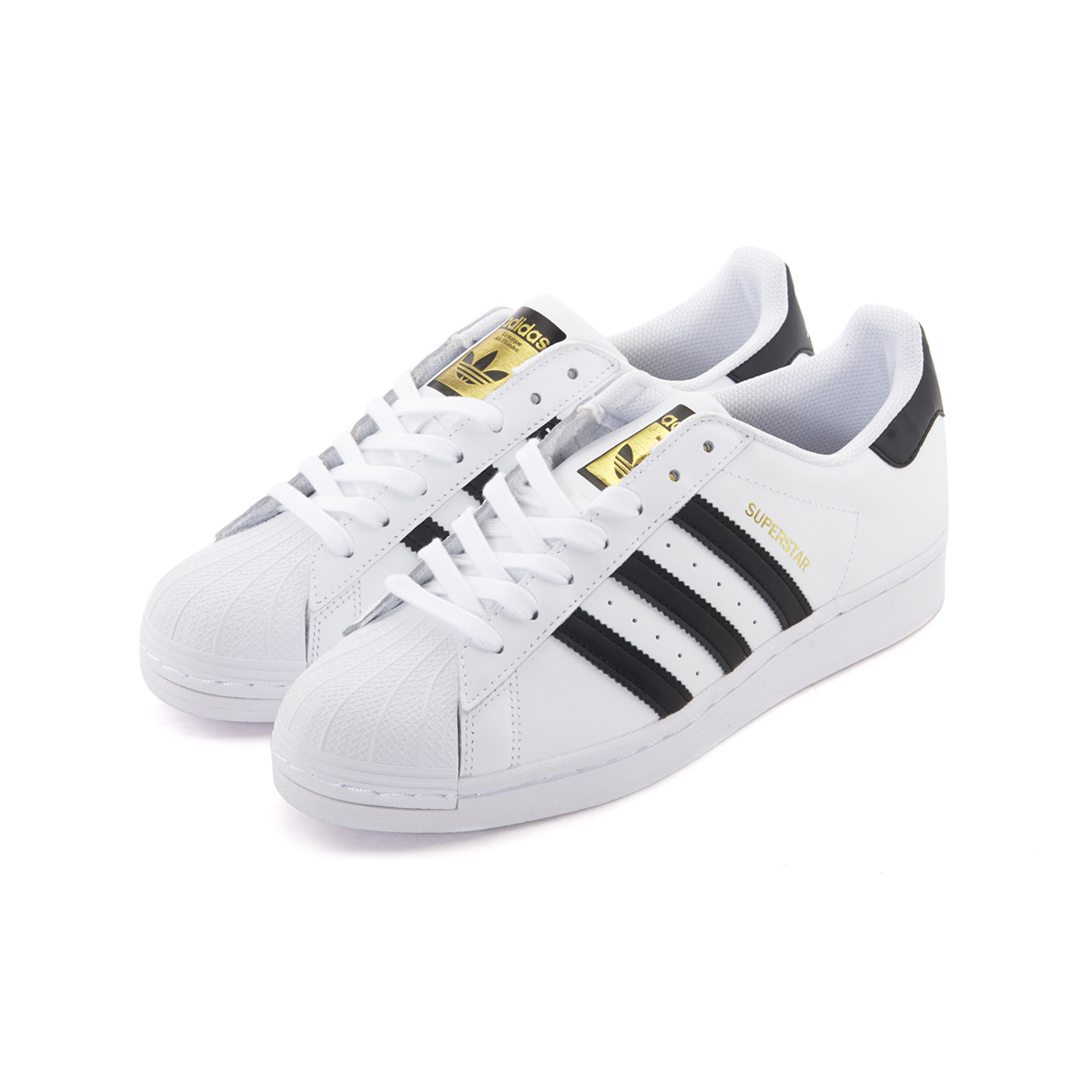 adidas 三叶草 superstar 男女款金标贝壳头经典运动鞋eg4958