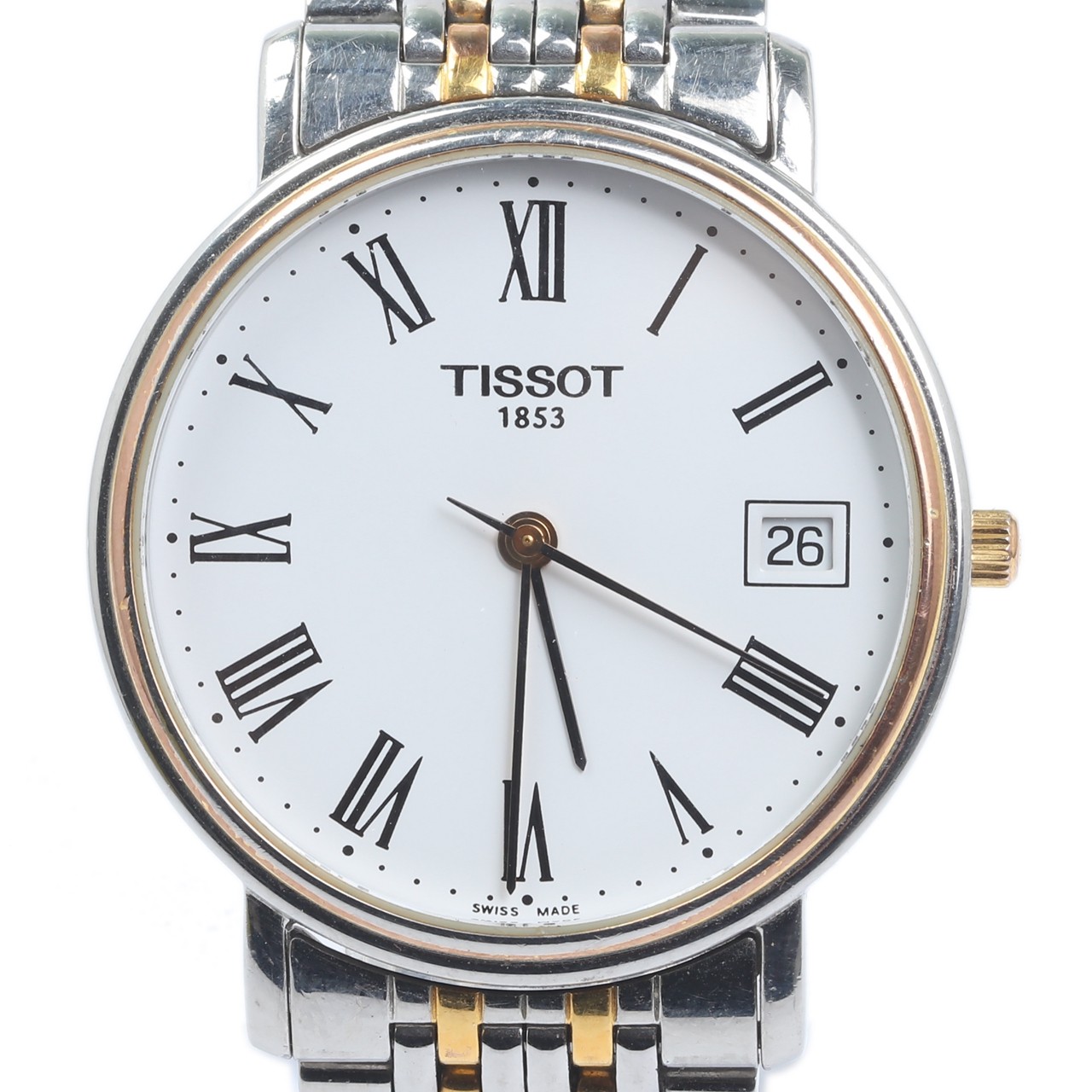 [9.5新]天梭t-classic系列精钢t870/970石英腕表