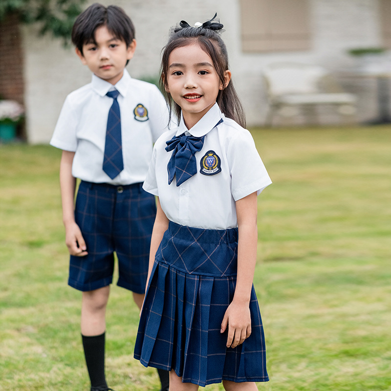 男女童西装校服儿童英伦学院风小学生班服幼儿园正装演出礼服套装