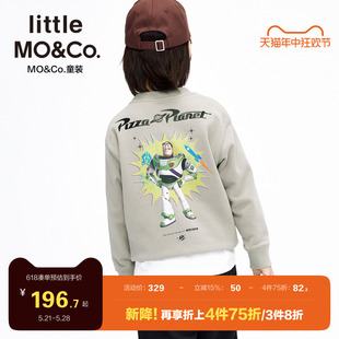 玩具总动员IP little moco童装春装男童上衣女童套头圆领卫衣儿童