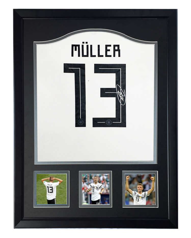 托马斯穆勒亲笔签名球衣足球2018德国sa证书文化