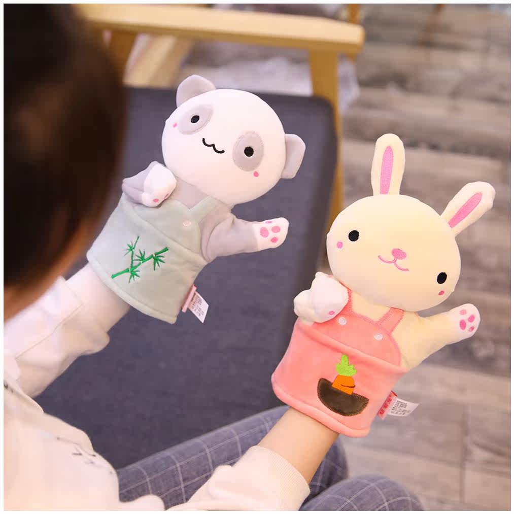 一折套手玩偶布娃娃腹语