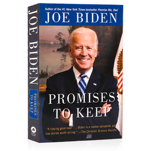 拜登自传信守诺言英文原版 Promises to Keep On Life and Politics 乔拜登传记Joe Biden自传回忆录名人传记纽约时报畅销书