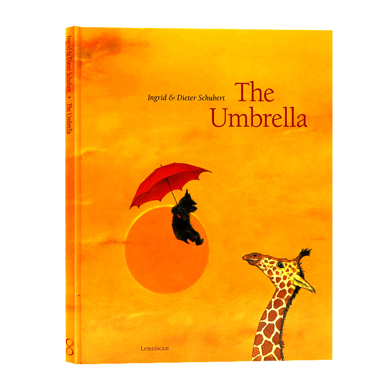 雨伞英文原版绘本 The Umbrella  想象力色彩缤纷的图片激发无数的故事精装进口图画书多奖项作者Ingrid Schubert著