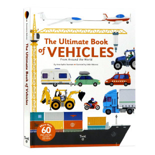 汽车立体书交通工具机关操作书 The Ultimate Book of Vehicles: From Around the World 英文原版儿童绘本早教益智游戏书11大主题