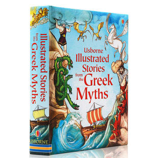 现货 古希腊神话精装插画版 Usborne Illustrated Stories from the Greek Myths 英文原版绘本 图画故事书 睡前故事 课外读物