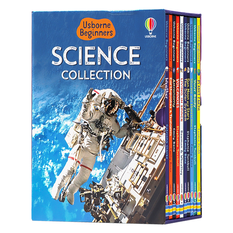 Usborne尤斯伯恩初学者系列 科学 英文原版 Usborne Beginners Science 10册精装礼盒装 少儿英语启蒙动物科普百科知识 课外阅读