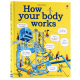 Usborne出品 你的身体是怎么工作的 英文原版绘本 How Your Body Works 儿童对身体的了解人类生物学科普 亲子轻松学英语图书