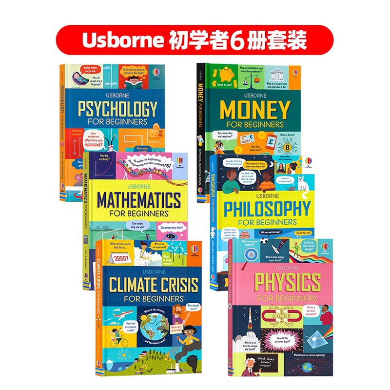 Usborne出品 初学者 心理学 英文原版 Psychology for Beginner 全彩精装 心理学基础知识 儿童启蒙科普读物 儿童思维学习读物