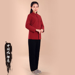 中式佛系衣服国风元素禅意女装夏套装打坐修行禅服两件套禅修茶服