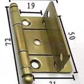 美式折弯古铜合页夹板厚19折弯合页家具合页铰链定制合页