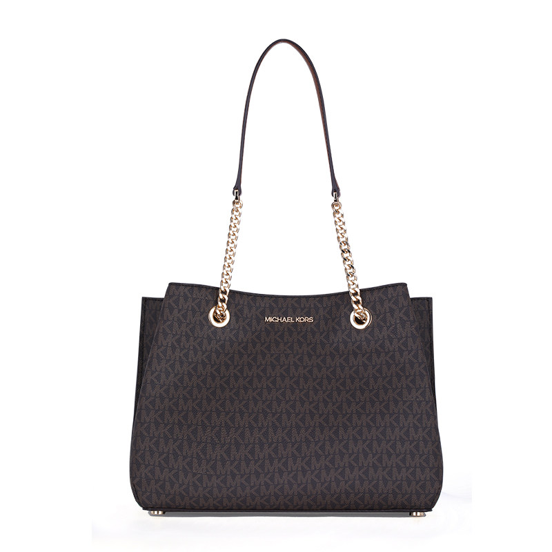 michael korsmk新款女包老花印花托特包weagen手提包35s0gxzs7b