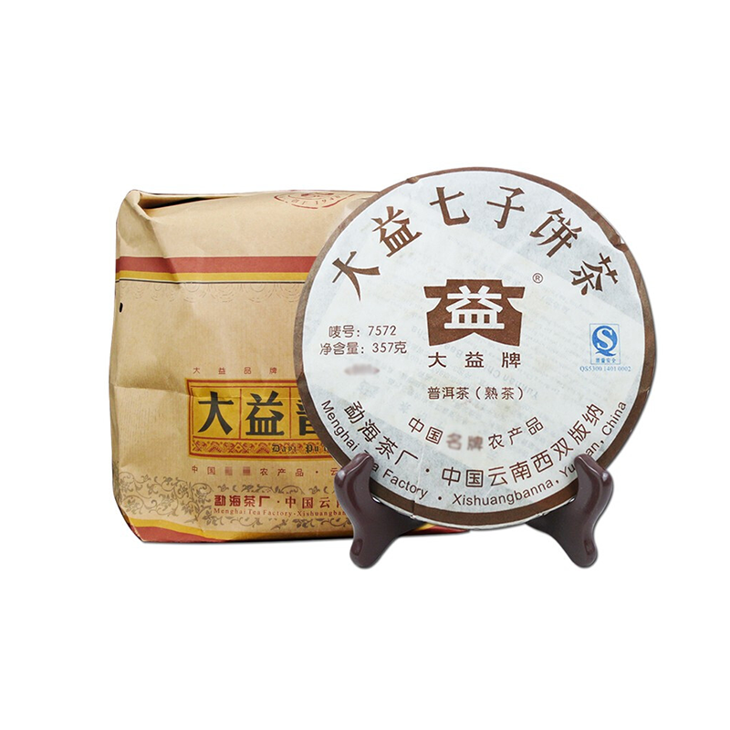 大益普洱茶7572标杆熟茶2008