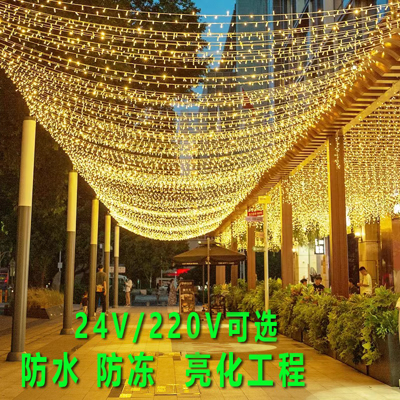 led小彩灯闪灯串灯满天星七彩霓虹