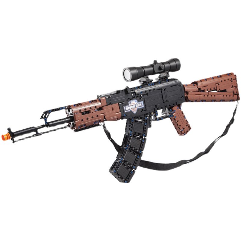 仁祥ak47实木模型玩具仁祥ak三代仁祥ak102周边场地74u软蛋玩具枪