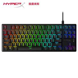 HyperX极度未知 起源RGB机械键盘87键竞技版104键有线电脑USB通用