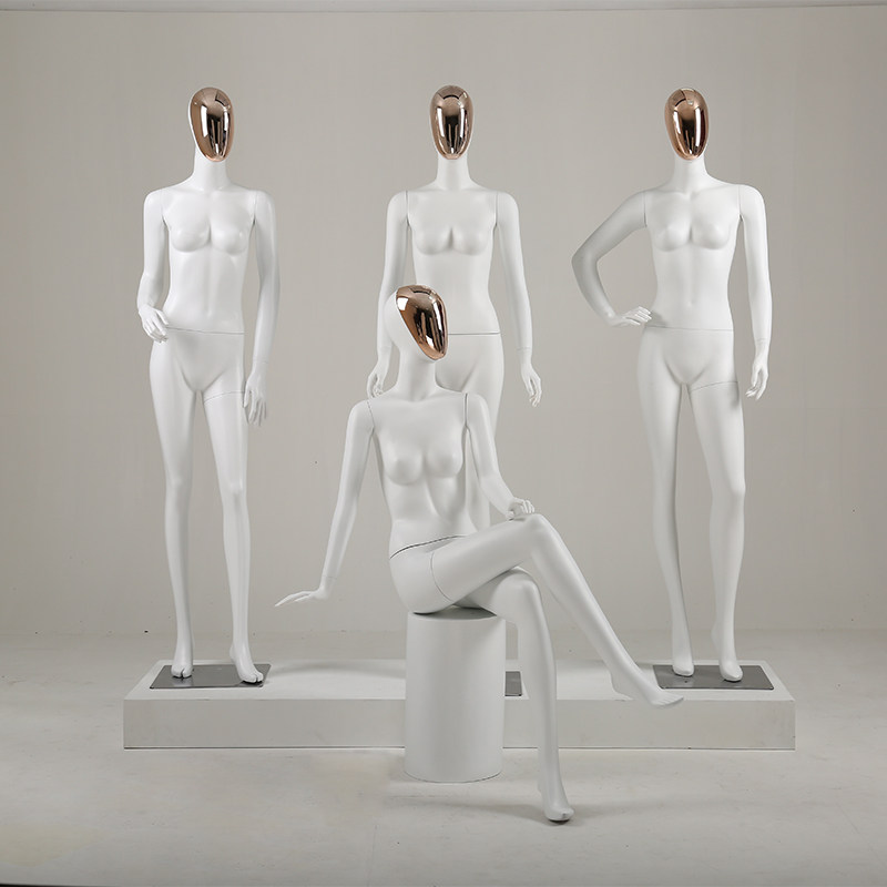 华俊服装店高档假人模特道具女全身女装橱窗展示玻璃钢女装模特-mc母