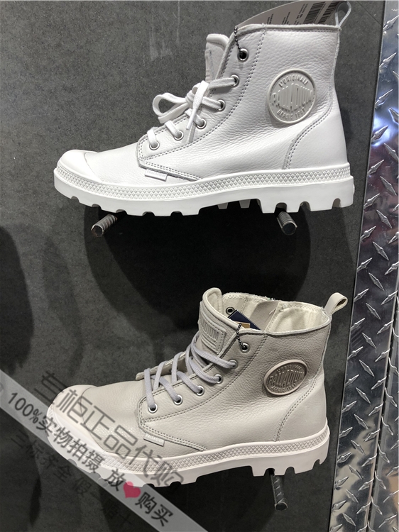 palladium帕拉丁男女款侧拉链高帮时尚休闲皮鞋76695