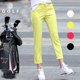 高尔夫裤子女士服装弹力速干修身夏季九分裤golf球运动休闲女裤子