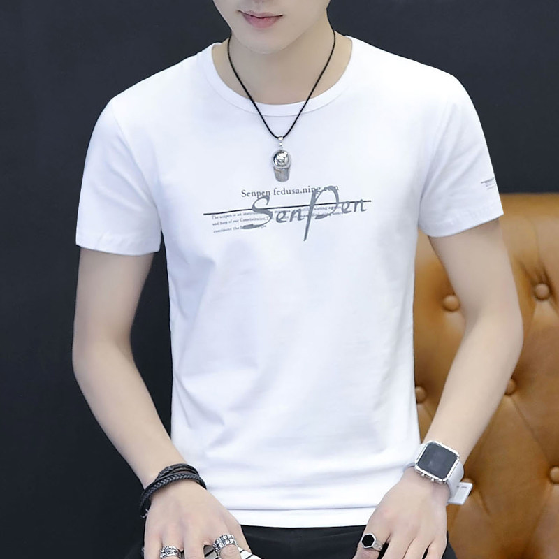 男短袖t恤潮流韩版修身学生