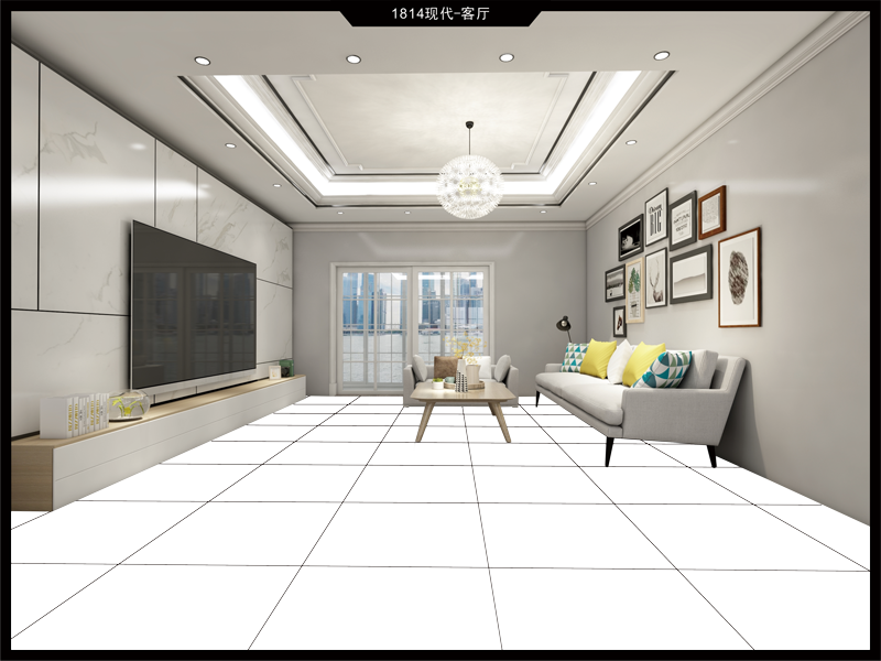 客厅地砖装修效果图卖瓷砖神器铺贴设计家用亚克力3d图模板块