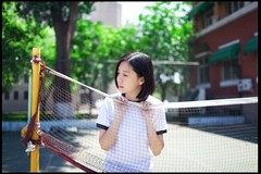 狂神羽毛球网标准便携式羽毛球网架防雨防晒比赛单双打羽网不挂球