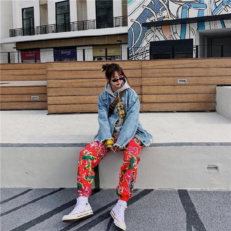 休闲裤成人春秋妈妈装休闲松紧腰朋克瑜伽束脚裤冬北大花裤萝卜裤|ruв категории Женская одежда, брюки, брюки - от Buy2taobao.com для оказания профессиональной услуги покупки агента Taobao