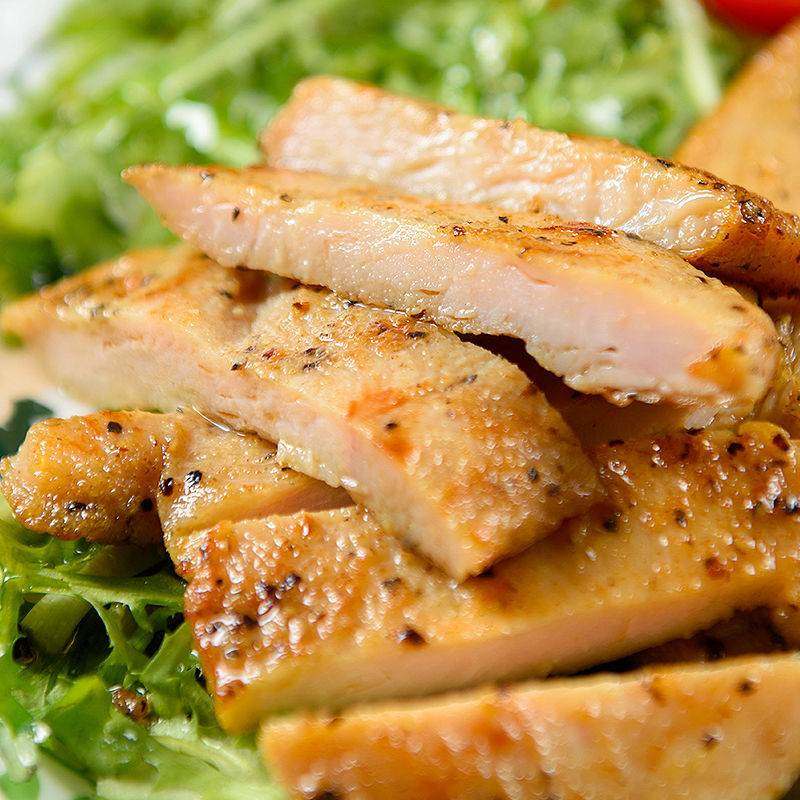 食者道黑椒鸡排80g*10袋半成品冷冻香煎鸡排鸡胸肉蜜汁黑椒鸡扒