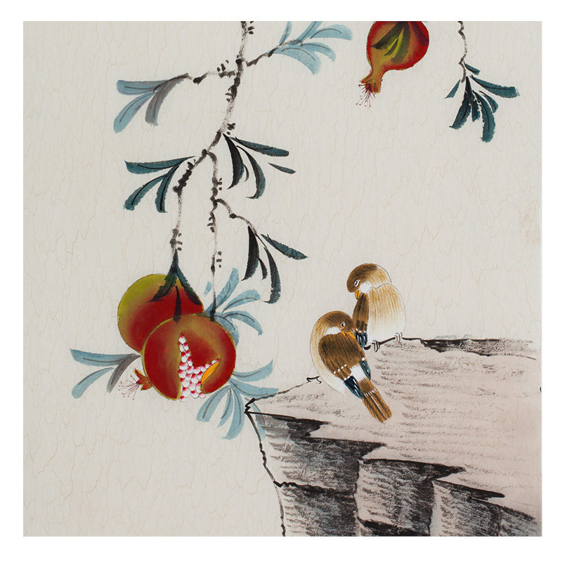 段和敏《喜乐多福》著名职业画家