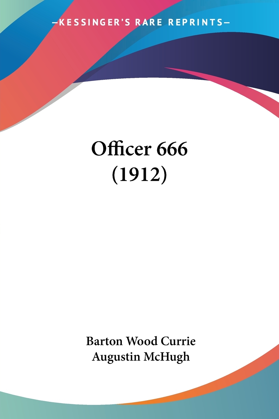 【预售 按需印刷】Officer 666 (1912)