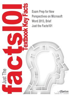【预售 按需印刷】Exam Prep for New Perspectives on Microsoft Word 2013  Brief