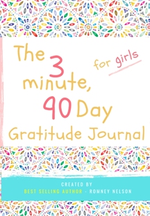 【预售 按需印刷】The 3 Minute  90 Day Gratitude Journal for Girls