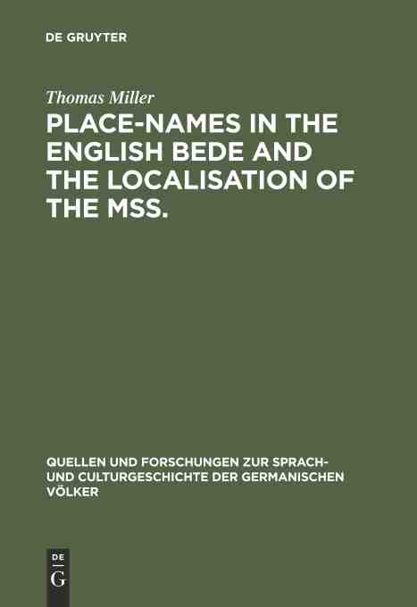 预售 按需印刷 Place names in the English Bede and the localisation of the mss.