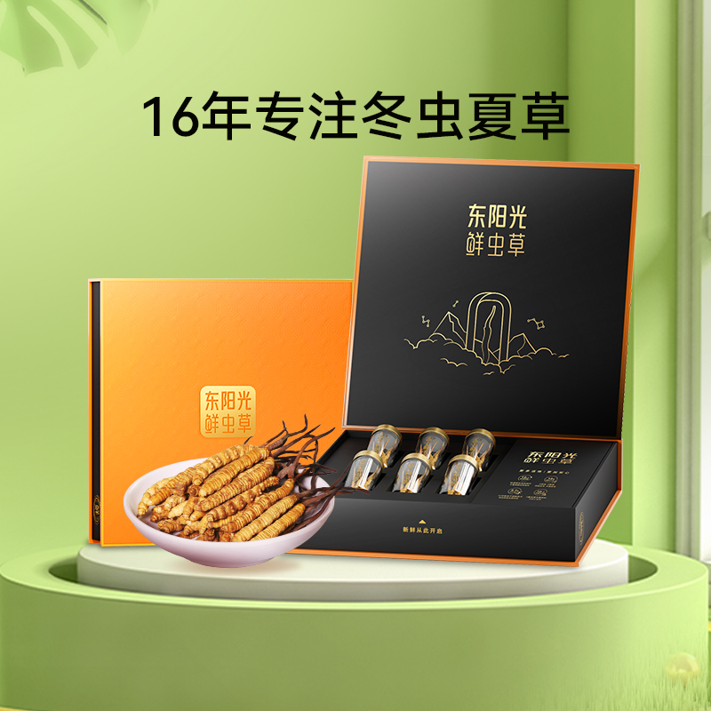 [滋补礼盒] 东阳光鲜虫草冻干鲜虫