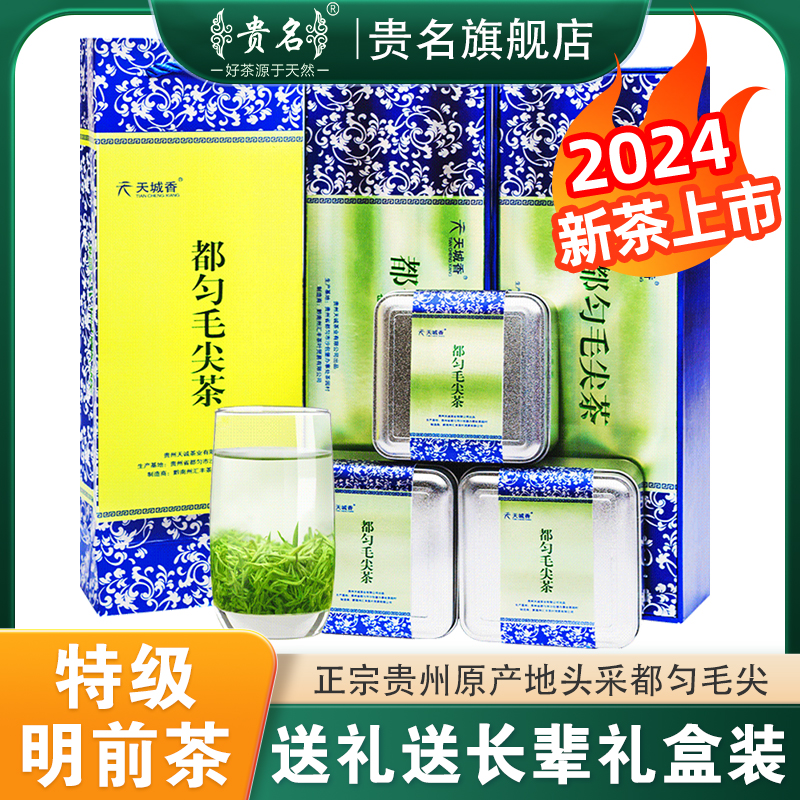 正宗贵州都匀毛尖茶2024新茶明前