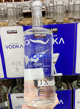 苏州开市客costco代购美国进口kirkland 科克兰伏特加1.75l蒸馏酒