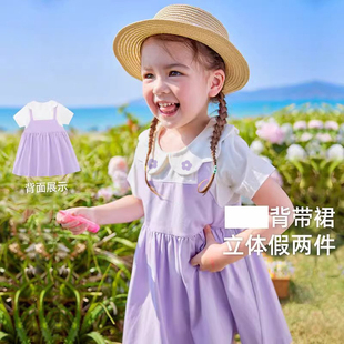 女童连衣裙夏季儿童公主裙夏款小童衣服童装婴儿长裙宝宝裙子夏装