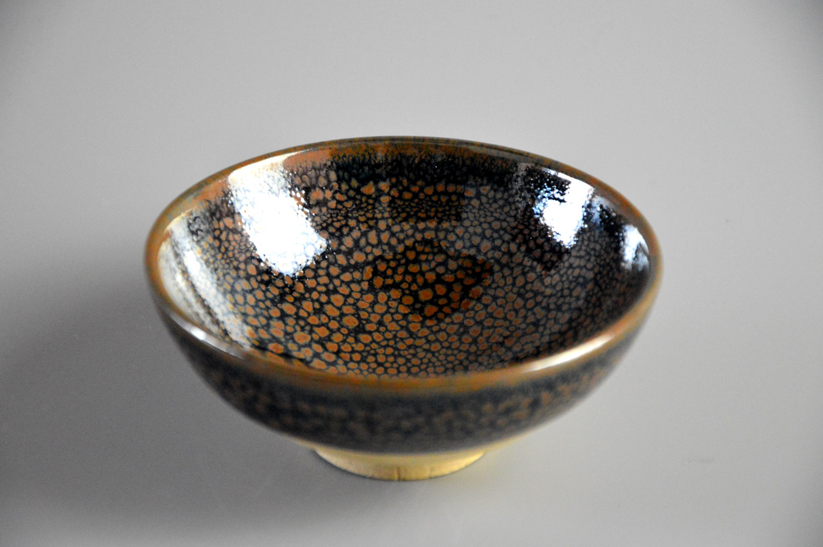 国大师 张拥军工作室 金油滴浅底小盏