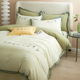 欧式四件套纯棉色织全棉水洗棉简约床单被套高级感床上用品轻奢风