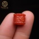 保真凉山满肉满色南红玛瑙六字真言鼓珠桶珠散珠DIY配饰新品配珠