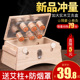 艾灸盒木制隔姜灸箱腹部腰部随身灸家用全身木质美容院实木肩颈筒