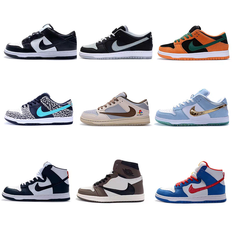 aj熊猫鞋女黑白耐克