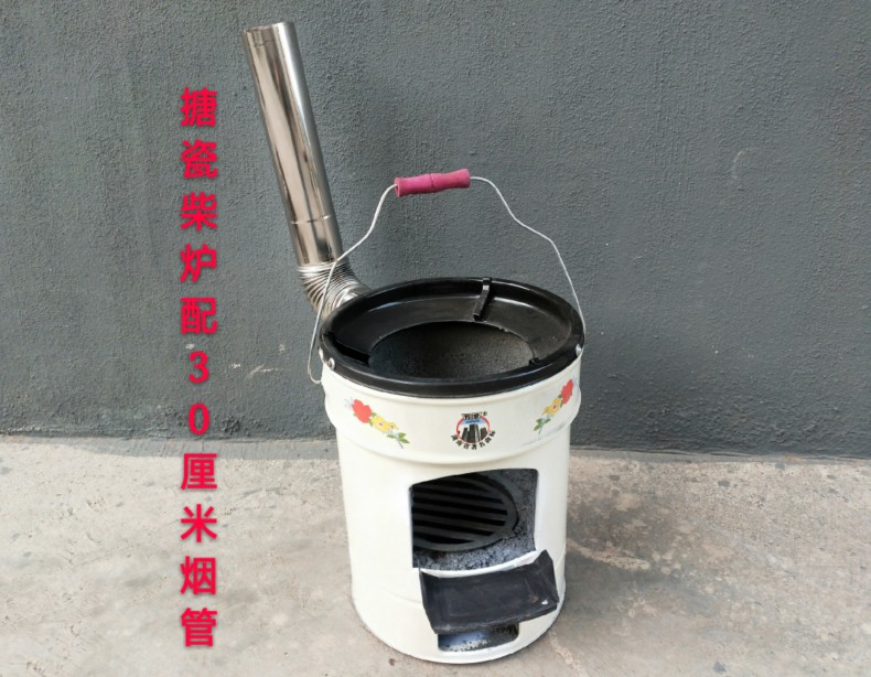 Countryside Wood-burning stove Firewood Domestic heating stove Picnic wood stove Enamel firewood stovein the Outdoor/Mountaineer/Camping/Travel Goods , Stoves/Tableware/Picnic barbecue supplies , BBQ/Grill category - from Buy2taobao.com to provide professional Taobao agent buy service