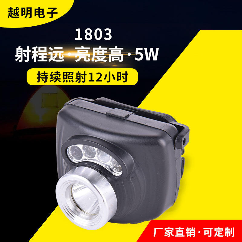 头戴式照明灯头灯 户外钓鱼露营灯充电感应探照灯头灯LED锂电矿灯