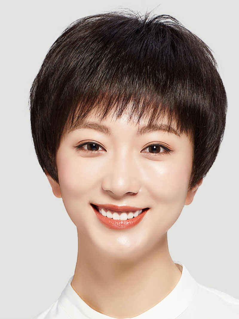 老年人假发女短发奶奶光头神器高端真套专用士档化疗适合戴的时尚