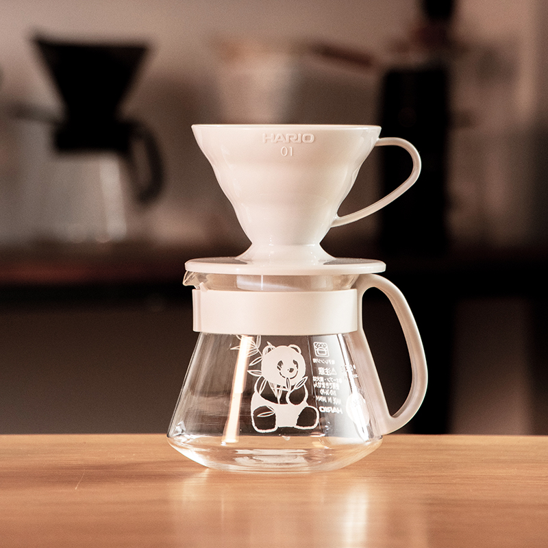 HARIO手冲咖啡壶套装树脂V60滤杯过滤杯耐热玻璃分享壶附滤纸