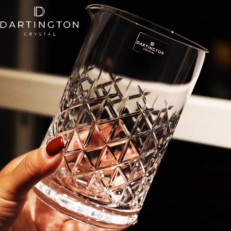 英国dartington进口高档水晶玻璃烈酒杯酒吧洋酒搅拌调酒壶分酒器